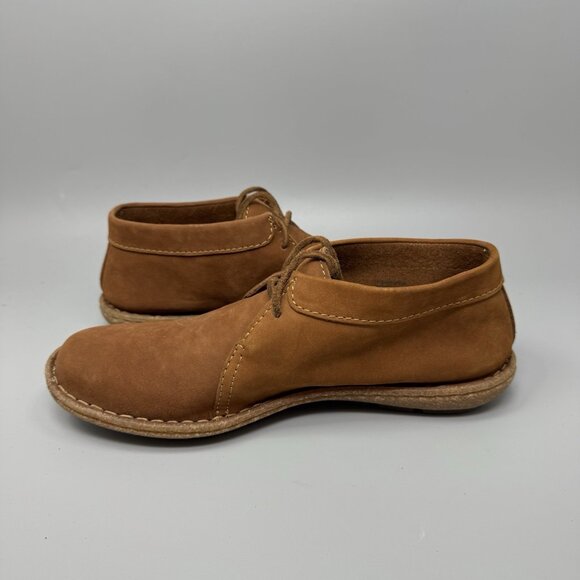 Born Nuala Mable Leaf Brown Leather Nubuck Chukka Bootie size 10 - Picture 2 of 9